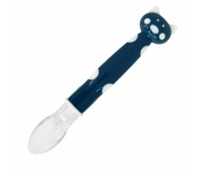 Дитяча силіконова ложка Хрюшка Mega Zayka MGZ-0114 (Dark-Blue)