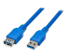 Кабель Atcom подовжувач USB 3.0 AM/AF 3.0 м blue