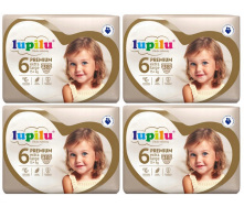 Підгузники Lupilu Premium Extra large 6 15+ кг 152 шт