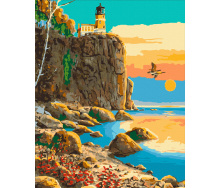 Картина за номерами Art Craft Маяк Спліт - Рок 40х50 см 10570-AC