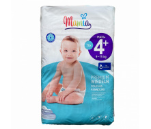 Підгузники Mamia Premium 4+ Maxi+ 9-15 кг 76 шт