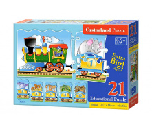 Пазли Еducational Поїзд 21 елемент Castorland (E-135)
