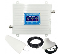 GSM DCS 3G 4G репітер, підсилювач зв'язку BTB 900МГц 1800МГц 2100 МГц, Premium