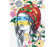 Картина за номерами Українські барви fashionillustration_tania Идейка KHO4987 30х40 см