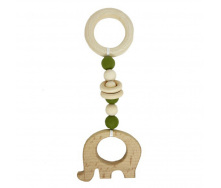 Гризунок дерев'яний Mega Zayka MGZ-0410 (Green) Слоник