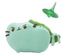 Комплект 2Life М'яка іграшка Pusheen cat Кіт-дракон 12х15см та юла Зелений v-12305