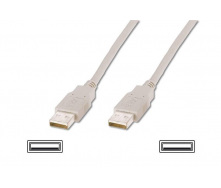 Кабель Atcom USB 2.0 AM/AM 1.8 м white