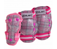Комплект захисту Zelart CANDY SK-4678 S Рожевий