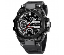 Тактичний наручний годинник Smael 8029 Black (16685-hbr)