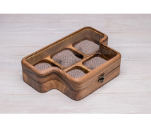 Органайзер для зберігання наручних годинників ecoWalnut 7х26.5х18 см
