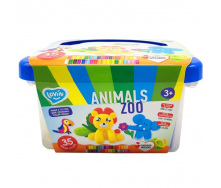 Набор теста для лепки Lovin Zoo animals box (41221)