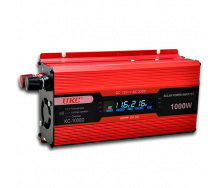Перетворювач напруги інвертор UKC KC-1000D 1000W з LCD дисплеєм Red (3sm_386264716)