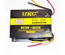 Автомобільний перетворювач напруги UKC 24В 12В 40A (3sm_575915196)