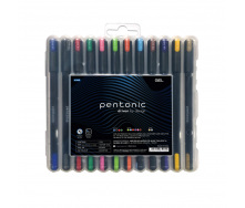 Ручка гелева Pentonic 12 кольорів PVC бокс 0,6 мм LINC (411959)