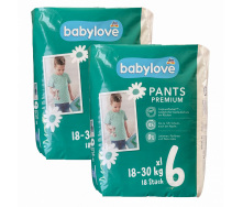 Підгузки-трусики Babylove Premium 6 XL (18-30 кг) 36 шт