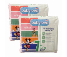 Підгузники Babylove Premium 7 XXL 16+ кг 60 шт