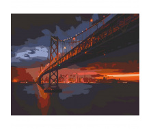Картина за номерами Golden Gate Bridge Art Craft 11003-AC 40х50 см