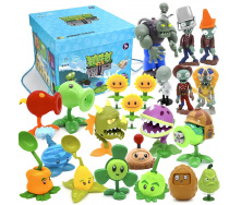 Комплект іграшок героїв з гри Plants vs Zombies Росли проти зомбі 22 персони Різнокольоровий (bigbox)