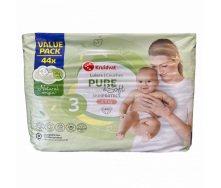 Дитячі підгузники Kruidvat Pure & Soft 3 4-9 кг 44 шт