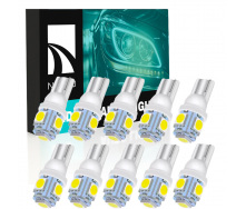 Комплект світлодіодних ламп Napo T10-5050-5smd W5W T10 10 шт Білий (2510505049)