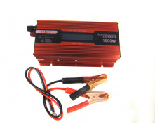 Преобразователь UKC авто инвертор 12V-220V 1000W LCD KC-1000D