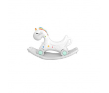 Детская лошадка качалка BabyPlayPen Унисекс Музыкальная 1348446616 Белый