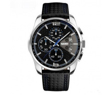 Годинник чоловічий Skmei 9106 Spider blue Black