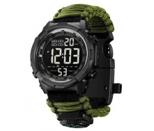 Годинник тактичний Skmei Navi Paracord Чорний (1845-1)