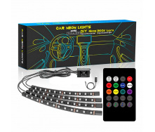 Світлодіодна RGB стрічка для підсвічування салону автомобіля DXZ N-1-4-9-SK 13061-83433