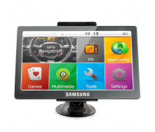 GPS-навігатор SAMSUNG GT-719 до вантажiвки Чорний (hub_Ngen32084)