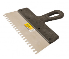 Шпатель зубчастий 250 * 6 * 6 мм MASTERTOOL GM (19-6625)