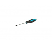 Викрутка ударна хрестова магнітна MASTERTOOL GM EXTERNAL HEX PH1х100 мм ручка з покриттям TPR (49-6110)