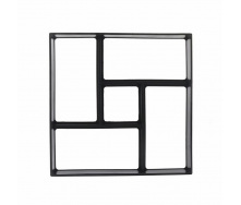 Форма для виготовлення тротуарної плитки Lesko P40X40 40х40 см Black 13520-85827