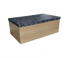 Тумба пластикова підвісна The MIX Ламі 4236 mat 5057 Wood 60х30х45 см