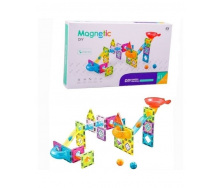 Конструктор магнітний Magnetic Diy CH1035 61 елемент з кульками Різнокольоровий