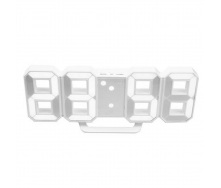 Часы настольные электронные RIAS LY-1089 LED с будильником и термометром White Ligh White (3_02671)