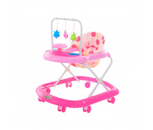Ходунки дитячі Bambi BW2304 з брязкальцями 64x52x54 см Рожевий