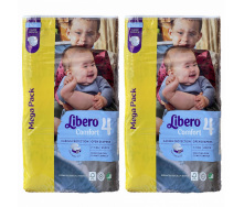 Дитячі підгузники Libero Comfort 4 (7-11 кг) 160 шт