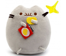 Комплект 2Life М'яка іграшка Pusheen cat 12х15 см та юла v-12303