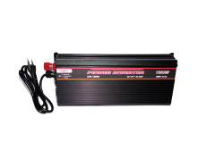 Перетворювач напруги інвертор UKC UPS-1800A 1800W DC/AC 12V-230V із зарядкою Black