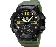 Часы наручные мужские Skmei 1965 Army Green small size 1965AG (12345-hbr)