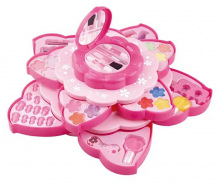 Набір дитячої декоративної косметики JC Toys для макіяжу та манікюру багаторівнева палетка тіней блиски для губ лаки (AUAU08)