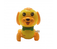 Заводная игрушка Собачка Bambi 665 8 см Желтый