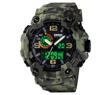 Годинник наручний Skmei 1520 Camouflage Green 1520CMGN (17151-hbr)