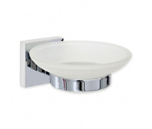 Мыльница Aquavita Plasa, 87008 круглая, стекло