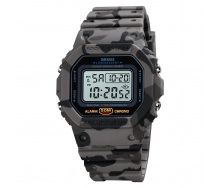 Часы наручные мужские Skmei 1628 Gray Camo 1628CMGY (12267-hbr)