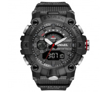 Часы наручные мужские Smael 8040 Black (15159-hbr)