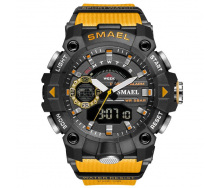 Часы наручные мужские Smael 8040 Orange (15158-hbr)
