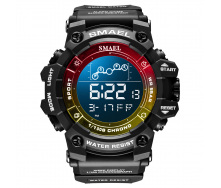 Часы наручные мужские Smael 8082 Black Red Yellow (15203-hbr)