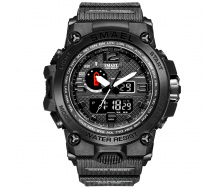 Часы наручные мужские Smael 1545D Black (15163-hbr)
